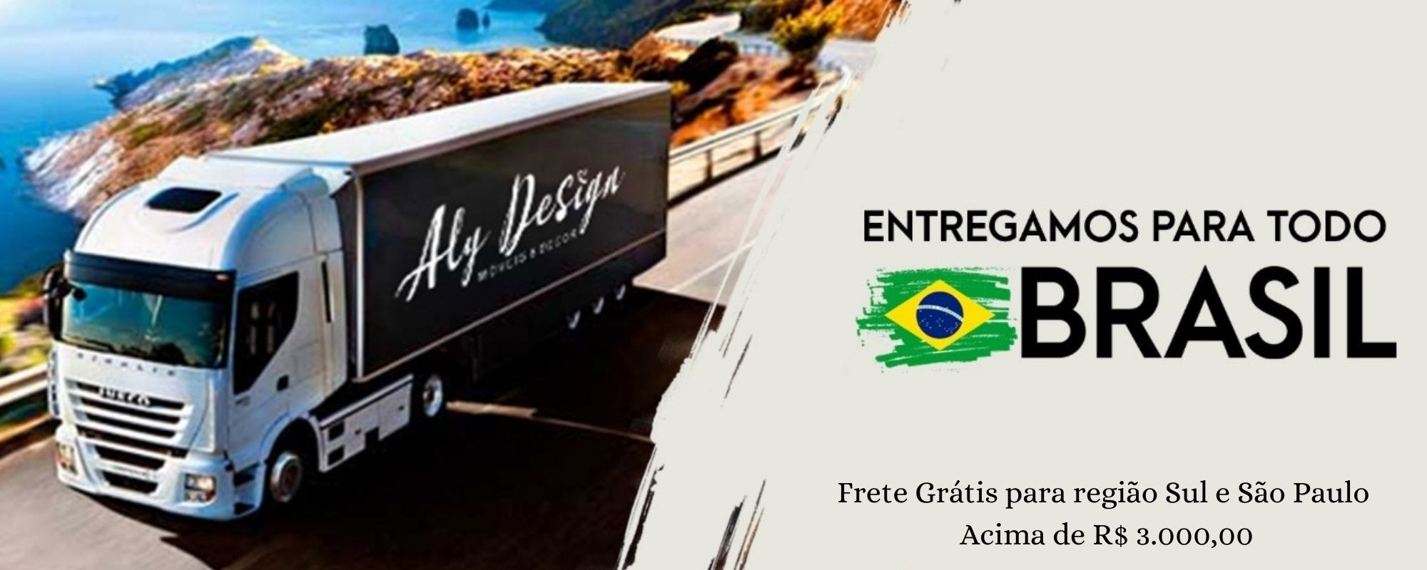 Entregamos para todo o Brasil